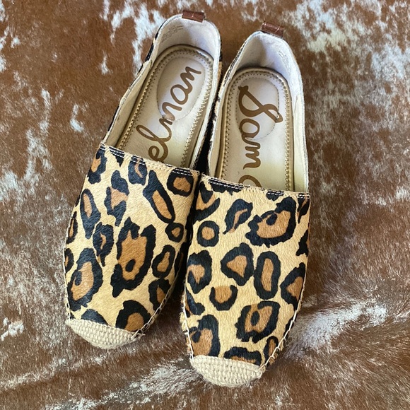 Sam Edelman Khloe Calf fur leopard slip-on - Picture 3 of 9